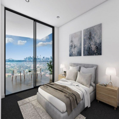 悉尼Burwood著名华人区稀缺一房楼花现房东因私人原因转售。